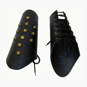 Modèle médiéval de garde de bras d'armure en cuir No L- 20618 Fournisseur en gros indien de garde de bras en cuir Article d'accessoires décoratifs - Product Image 6