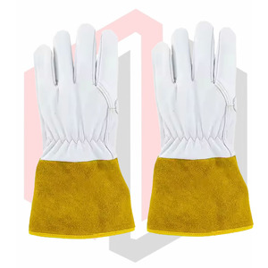 Gants de sécurité professionnels en cuir pour atelier d'usine et travail en plein air - Product Image 2