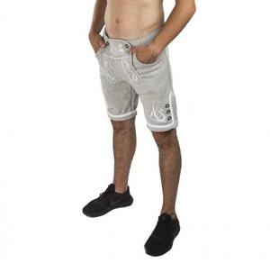 Shorts en Lederhosen Bavarois en Laine pour Hommes, Broderie et Étiquette Personnalisées, Style Urbain, Taille Élastique, Séchage Rapide, Écologique - Product Image 3