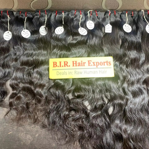 Extensiones de cabello humano de Templo del sur de la India, paquete de cabello Remy de 28-30 pulgadas de longitud, materia prima, cabello indio de encaje HD - Product Image 2