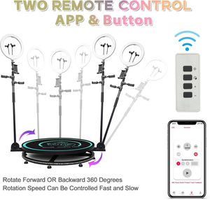 Macchina 360 della cabina della foto per i partiti con il caso di volo, la personalizzazione di Logo, il Software APP il Video automatico della macchina fotografica di rotazione 360 a distanza - Product Image 4