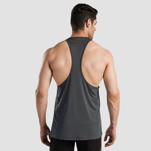 Wholesale Custom Cotton <b>Bamboo</b> <b>Fiber</b> Breathable Gym Vest Fitness Singlet Workout Bodybuilding Men Tank Top Custom Colors Logo - Product Image 6