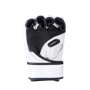 Gants d'entraînement de boxe et de MMA en cuir de vachette à demi-doigts pour hommes - Product Image 2