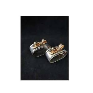 Custom Made Dining Table Decor Metal Napkin <b>Rings</b> for Table Decoration Gold Round Rough Pattern Napkin <b>Ring</b> - Product Image 6