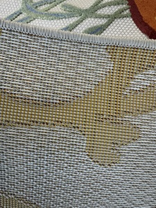 พรมปูพื้นแบบตุรกีพรมเปอร์เซียแบบซักได้ทำจากผ้าทอสีทอง - Product Image 3