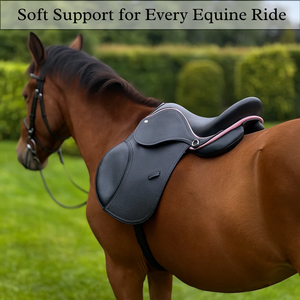 Sillín de cuero americano de Venta caliente, sillín de caballo inglés occidental para caballo, Asiento de Carreras profesional, sillín de caballo - Product Image 2