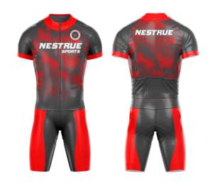Conjunto de uniforme de ciclismo para hombre hecho a medida de alta calidad-Ropa deportiva de poliéster con pantalones cortos de Jersey Bike Tallas grandes disponibles al por mayor - Product Image 1