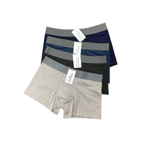 Calzoncillos bóxer de algodón para hombre, buen precio, sin costuras, cómodos, sensación fresca, Tela Gris, bolsas de plástico hechas en Vietnam, fábrica de ropa - Product Image 2