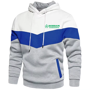 Premium 100% coton français éponge pull à capuche personnalisé goutte épaule polaire surdimensionné pour l'hiver teint en plaine - Product Image 1
