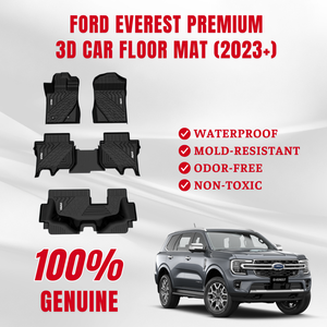แผ่นรองกันลื่นสำหรับรถยนต์รุ่น Ford Everest (3D) แผ่นรองกันลื่นที่ทนทานผลิตในเวียดนาม - Product Image 3