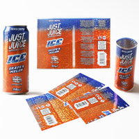 Manchons rétractables en PVC de haute qualité pour canettes de boissons, impression de logo pour emballages de canettes et bouteilles en aluminium