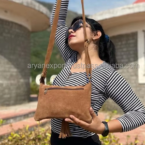 Hair on Hide Cowhide Leather Handbag Unique Style Bohemian Sling Purse Multi Purpose Women Sling Bag Crossbody Shoulder Handbags - Product Image 5