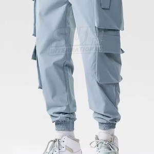 กางเกงคาร์โก้ทรงตรงเอวกลางผ้าฝ้าย 100% น้ำหนักเบา สวมใส่สบาย ระบายอากาศได้ดี แห้งเร็ว สำหรับผู้ชาย - Product Image 6