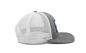 Sombreros de pesca de alta calidad en sombreros de camionero gris brezo logotipo tejido personalizado parche gorra deportiva logotipo personalizado gorras de camionero al por mayor - Product Image 5