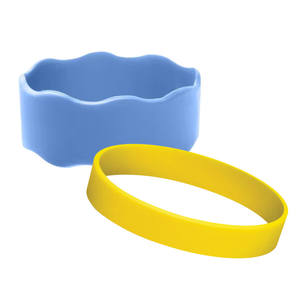 Fabricant logo personnalisé étiquettes de nom de bouteille d'eau en caoutchouc de silicone - Product Image 3