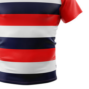 Camiseta de Rugby Personalizada para Hombre con su Propio Logotipo, Ropa de Equipo Personalizada, Sublimada, Transpirable, que Absorbe la Humedad, 100% Poliéster - Product Image 4