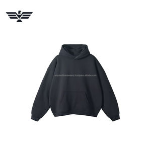 Sudadera con Capucha Gris de Invierno, Corte Regular, Estilo Desgastado, Premium, para Hombre y Mujer, Poliéster/Algodón, Forro Polar, Logotipo Frontal, 260g, Venta al Por Mayor de Fábrica - Product Image 4