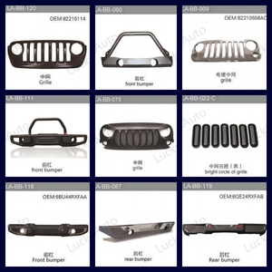 Luckinauto กระจังหน้าสำหรับ Jeep Wrangler <span class=keywords><strong>JL</strong></span>, กระจังหน้า2018 2020 2021 2022 2023 2024 82215114 OEM - Product Image 4