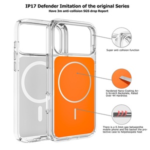 OEM ODM For iPhone 17 Pro Max Heavy Duty 3 Layer Drop Protection Magnetic <b>Case</b> Strong <b>Wireless</b> <b>Charging</b> - Product Image 5