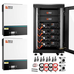 Kit solaire hors réseau complet Ri c h So la r 13 000 W, sortie 120/240 V, 48 V CC - Product Image 1