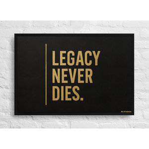Legacy Never Dies <b>Abstract</b> Minimalist Design Framed <b>Canvas</b> Art - Product Image 1