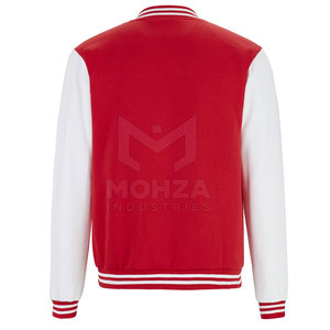 Customized Unique <b>Design</b> High Quality Men Letterman Jacket Breathable Comfortable Winter Stand Collar Front Logo 100% Cotton - Product Image 3
