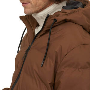 Chaquetas Acolchadas para Hombre, Modernas y Elegantes, con Cuello Alto, Color Sólido, Transpirables, Impermeables, Resistentes al Viento, con Capucha, para Exteriores - Product Image 2