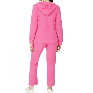 Conjunto Deportivo de Mujer de Alta Calidad, Personalizado, Cómodo, Liso, 100% Algodón, con Cremallera, Transpirable, Cálido para Invierno - Product Image 2