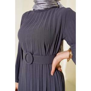 ayrobin Elegent Office Lady <b>Dress</b> Pleated Belt Custom Logo Print Pattern Long Knee-Length Available <b>Spring</b> XL 2XL Made Spandex - Product Image 1