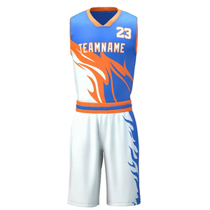 Uniformes de Baloncesto Transpirables de Alta Calidad, Diseño de Logotipo Personalizado, Colección de Tallas Grandes al por Mayor para el Verano, Gran Venta - Product Image 1
