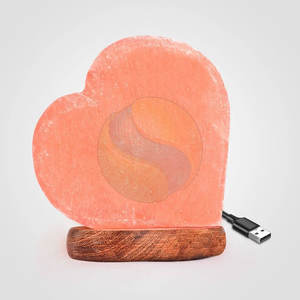 Prix de gros Lampe au sel en forme de cœur Lampe au sel pur de l'Himalaya à 100% ° - Product Image 3
