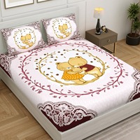 Draps de lit pour enfants à motif de dessin animé, très demandés, en 100% coton, ensemble de draps pour enfants, draps de lit pour enfants à motif de dessin animé