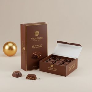 Emballage en carton mono pour boîte à chocolat - Product Image 1