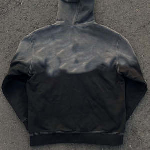 Sudadera con Capucha Personalizada de Alta Calidad para Hombre, 100% Algodón, Felpa Francesa, Transpirable, con Cierre, Estilo Vintage, Lavado Ácido, Decolorado al Sol, Desgastado, Ropa Urbana - Product Image 3