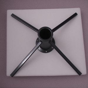 Hand <b>Polished</b> <b>Black</b> Iron Christmas Tree Stand In Matte Finish Artisan Made Designed For Stable Festive Use And Decorative - Product Image 2