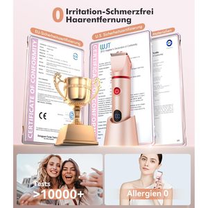Depiladora Corporal Profesional para Mujer, Sin Irritación ni Dolor, Resistente al Agua IPX7, Afeitadora Íntima, Depilación en 3 Segundos - Product Image 6