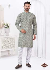 Qualité d'exportation indienne Design moderne robe étonnante rayonne coton Kurta pantalon avec travail imprimé achats en ligne inde femme mode - Product Image 4