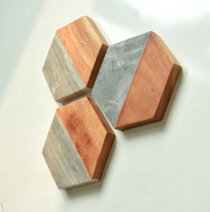 Vente chaude Personnalisé Blanc Marbre Acacia Hexagon Sous-verres Ardoise Matériel Napperon Pad Hôtels Cuisine Utilisation Salle À Manger Occasion Verre - Product Image 6