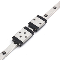 Pièces d'impression 3D KGT Cnc Kossel Mini MGN7 7mm glissière de Rail linéaire miniature 1 pièces 7mm rail de L-250mm + 1 pièces chariot MGN7C