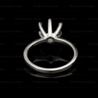 Handgefertigte, hochwertige Rohlinge aus echtem 925er Sterlingsilber mit vorgefertigten Krappen für 5-10mm Ringe – Schmuckkomponenten