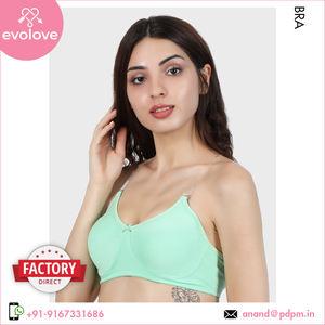 Sujetadores cómodos hechos con material de algodón 100% de uso diario de alta calidad ampliamente vendidos para mujeres y mujeres - Product Image 3