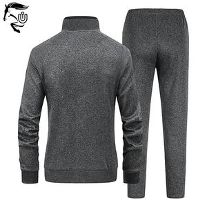 Survêtement athlétique sur mesure pour femmes grande taille Full-Zip Workout Sweat Suit Active Jacket Pants Solid Casual for Winter - Product Image 3