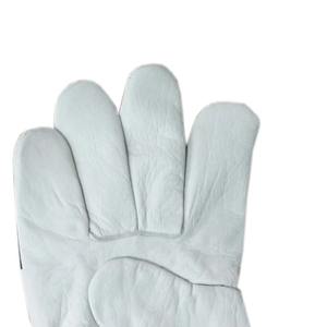 Guantes de Soldadura de Doble Palma Antiabrasión, Guantes de Trabajo de Cuero Vacuno para Trabajadores - Product Image 3