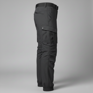 Pantalon cargo articulé, couleur personnalisée, pantalon technique, multi-poches, design ergonomique, vêtements techniques urbains, pantalon mi-long pour homme - Product Image 2
