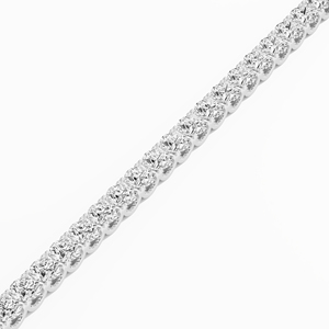 Braccialetto da Tennis Premium costoso 26.81 Ctw da 7 pollici 14K/18K oro brillante brillante braccialetti con diamanti da laboratorio