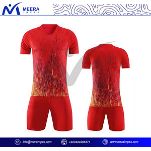 Venta al por mayor de uniformes de fútbol para hombre, conjunto de camisetas de fútbol con logotipo personalizado, kit de equipo, ropa deportiva de entrenamiento transpirable de secado rápido, OEM, ODM disponible - Product Image 2