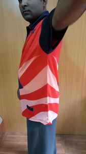 Nouveau Pakistan-Made Custom Broderie Hommes T-Shirt Coton Spandex Jersey avec Manches Longues Dip Teint Tissu Tricoté Réel Photos - Product Image 3