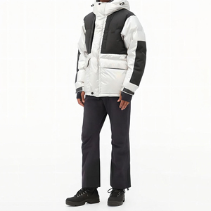 Quilted Lightweight reflective Custom Men <b>Hooded</b> <b>Puffer</b> <b>Jackets</b> Warm Coat Outdoor <b>Jacket</b> Winter <b>Waterproof</b> <b>Jacket</b> - Product Image 4