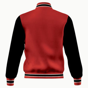 VarsityValor icónica chaqueta de invierno cuello alto largo con capucha estilo Letterman logotipo personalizado CollegeBaseballjacket para hombres - Product Image 3
