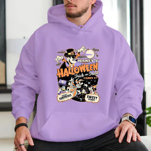 เสื้อฮู้ดผู้ชายลายมิกกี้ฮาโลวีนน่ากลัวเสื้อฮิปฮอปกลางแจ้งอนิเมะมิกกี้มีฮู้ด - Product Image 4